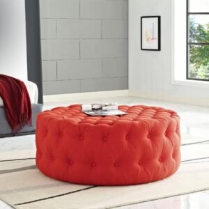 Luxury Furniture Home Upholstered Coffee Table With Orange in Color