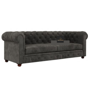 Luxury Furniture Home Henry 3 Seater Sofa in Grey Color