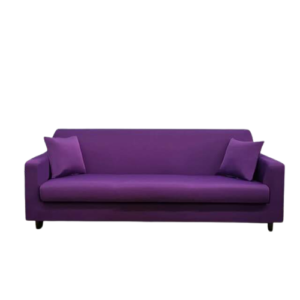 Luxury Furniture Home 3 Seater Sofa Couch With Purple Color