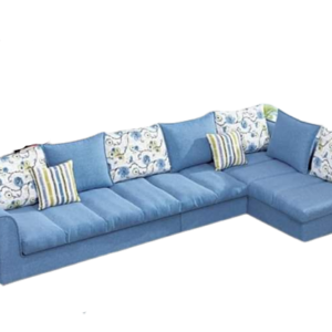 Luxury Furniture Home Sectional Sofa With Blue Color