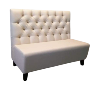 Luxury Furniture Home 2 Seater Sofa Couch in White Color