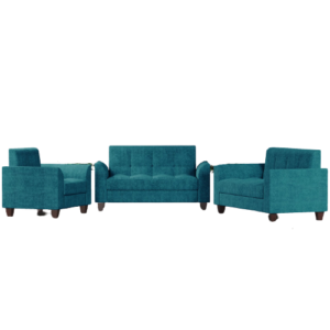 Luxury Furniture Home 3+1+1 Sofa Set With  Blue Color