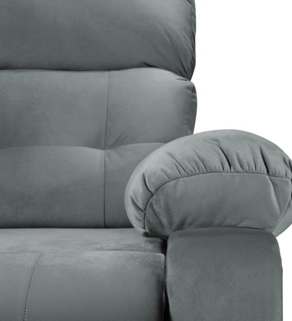 Luxury Furniture Home | Vivian 2 Seater Manual Recliner in Grey Color - Image 3