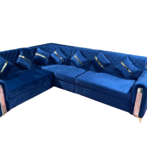 Luxury Furniture Home Sectional Sofa With Blue Shades